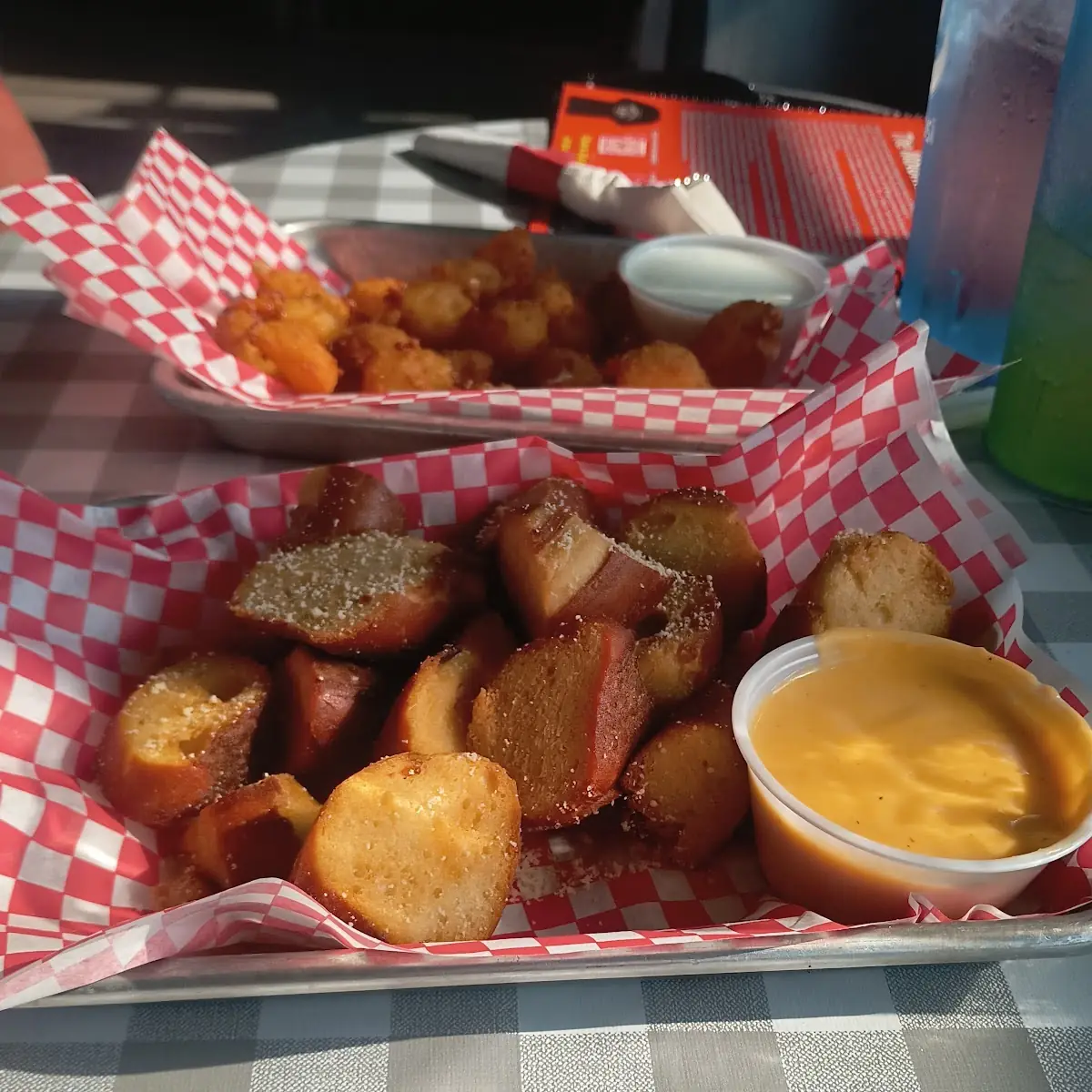 Tail Pipe Basket Pretzel Bites