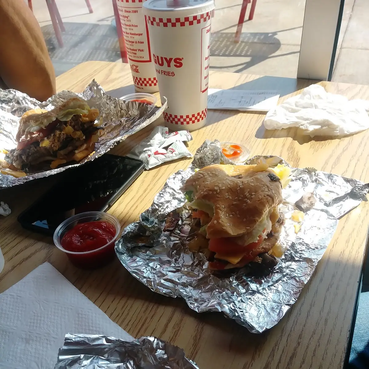 Double Cheeseburger with Everything