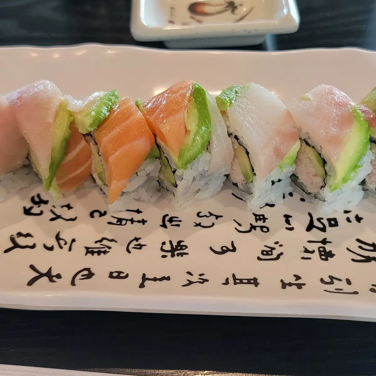 Rainbow Roll Sushi