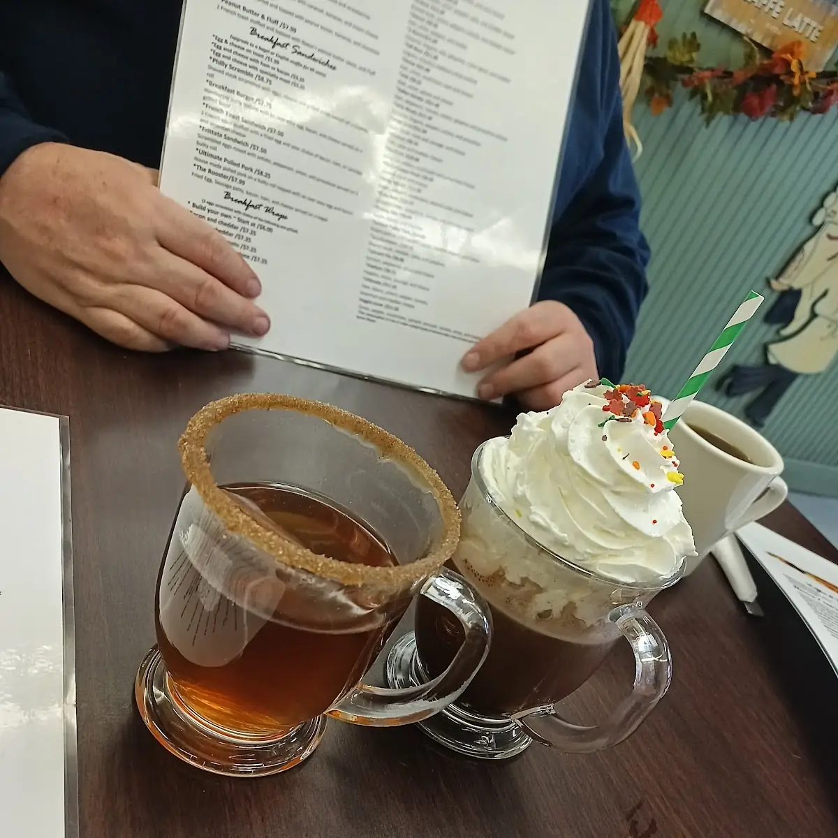 Hot Cider and Hot Chocolate