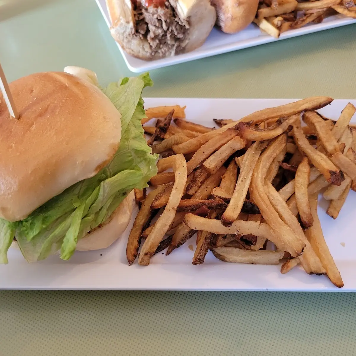 Fried Chicken Sandwich and Fries