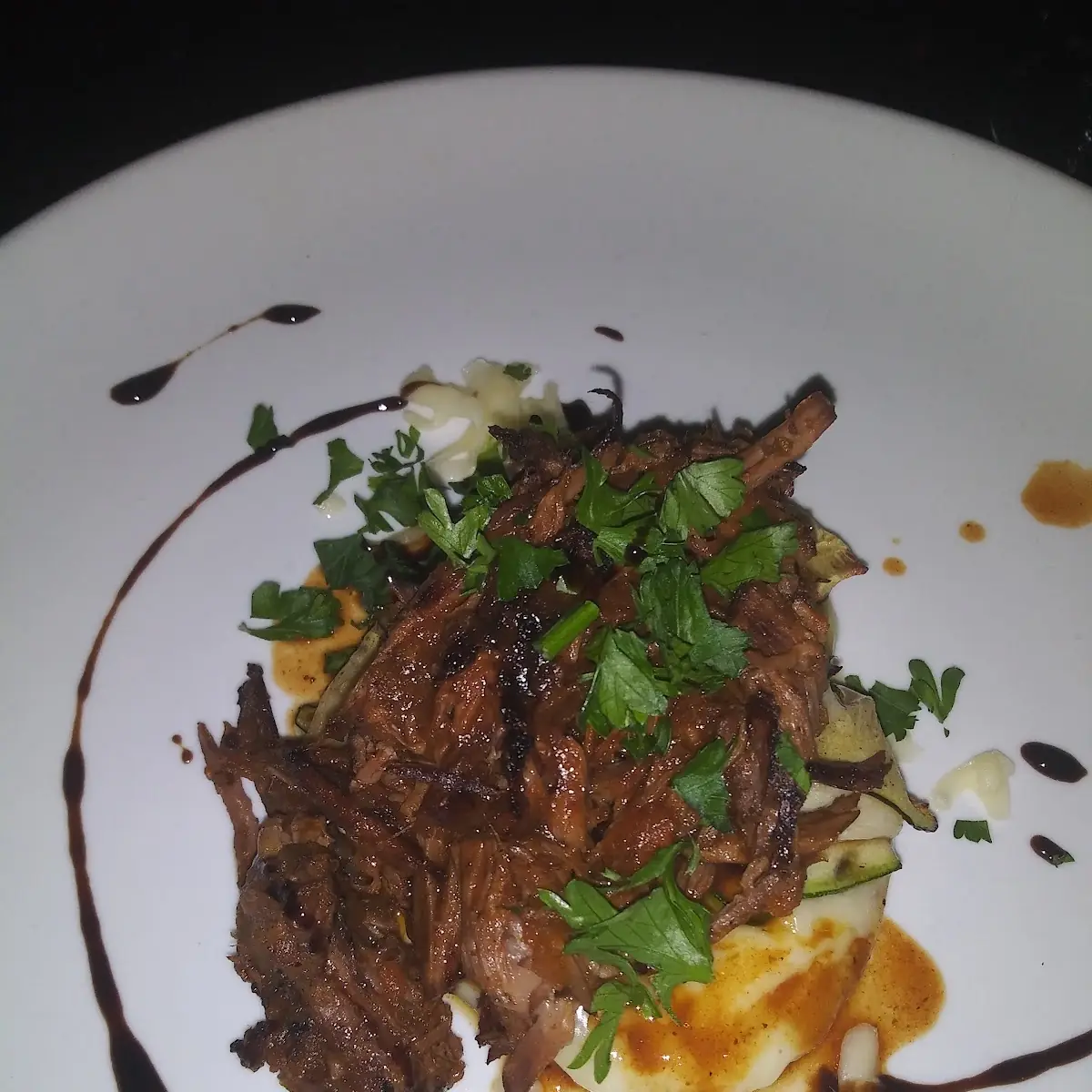 Spare Rib on Mashed Potatoes