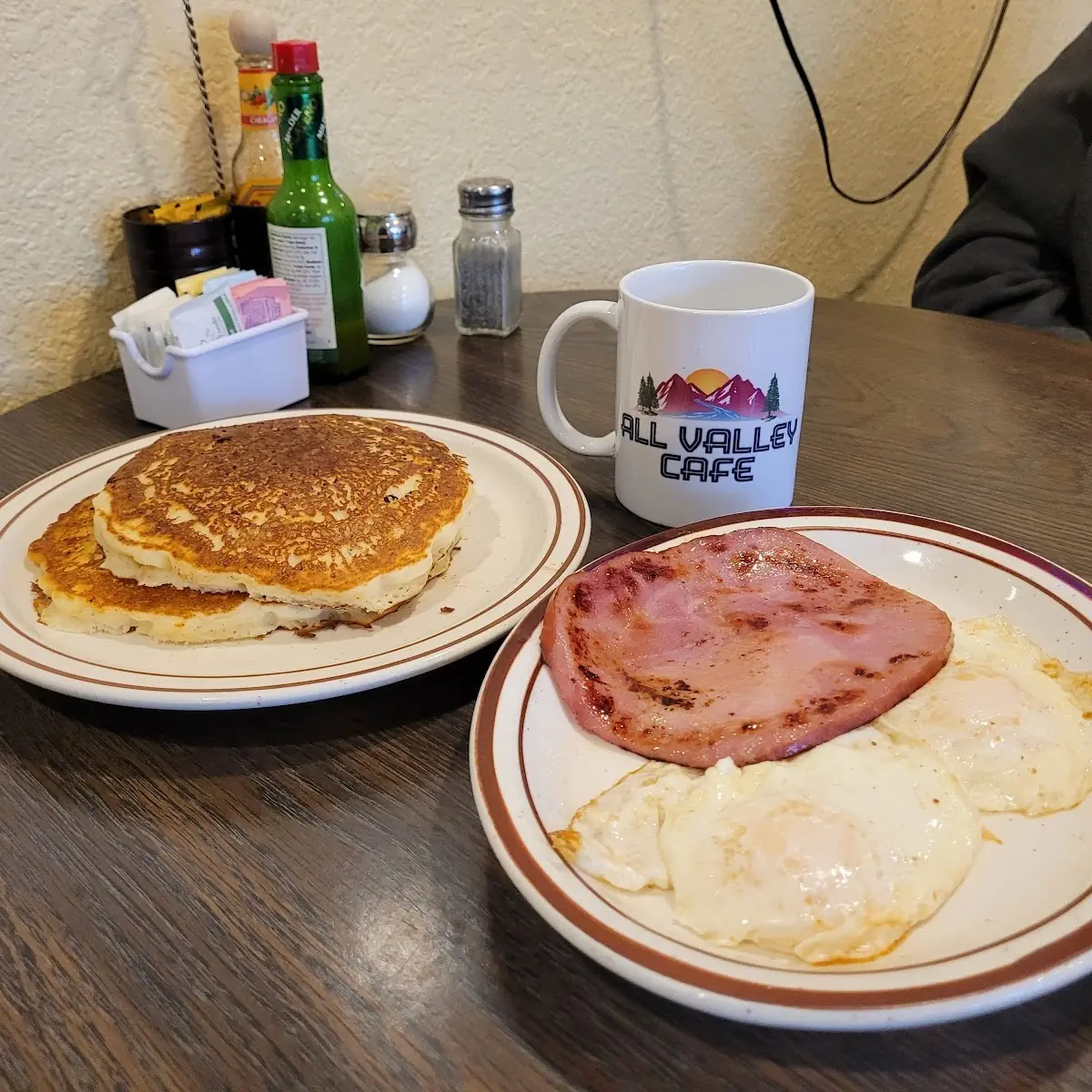 Pancakes and Eggs