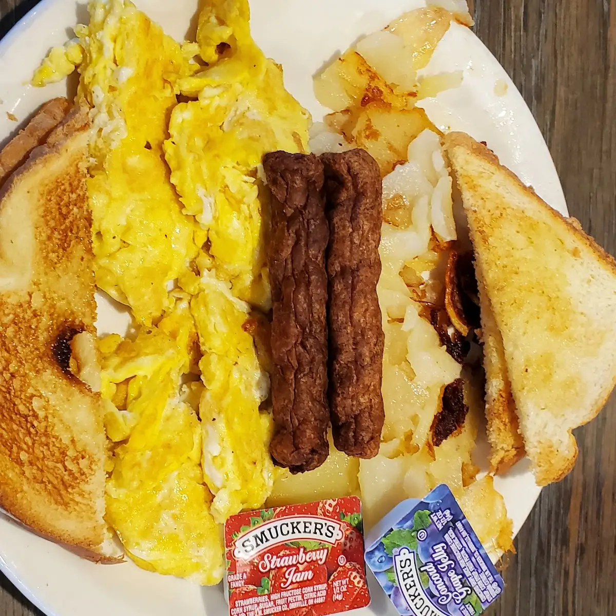 Scrambled Eggs and Sausage