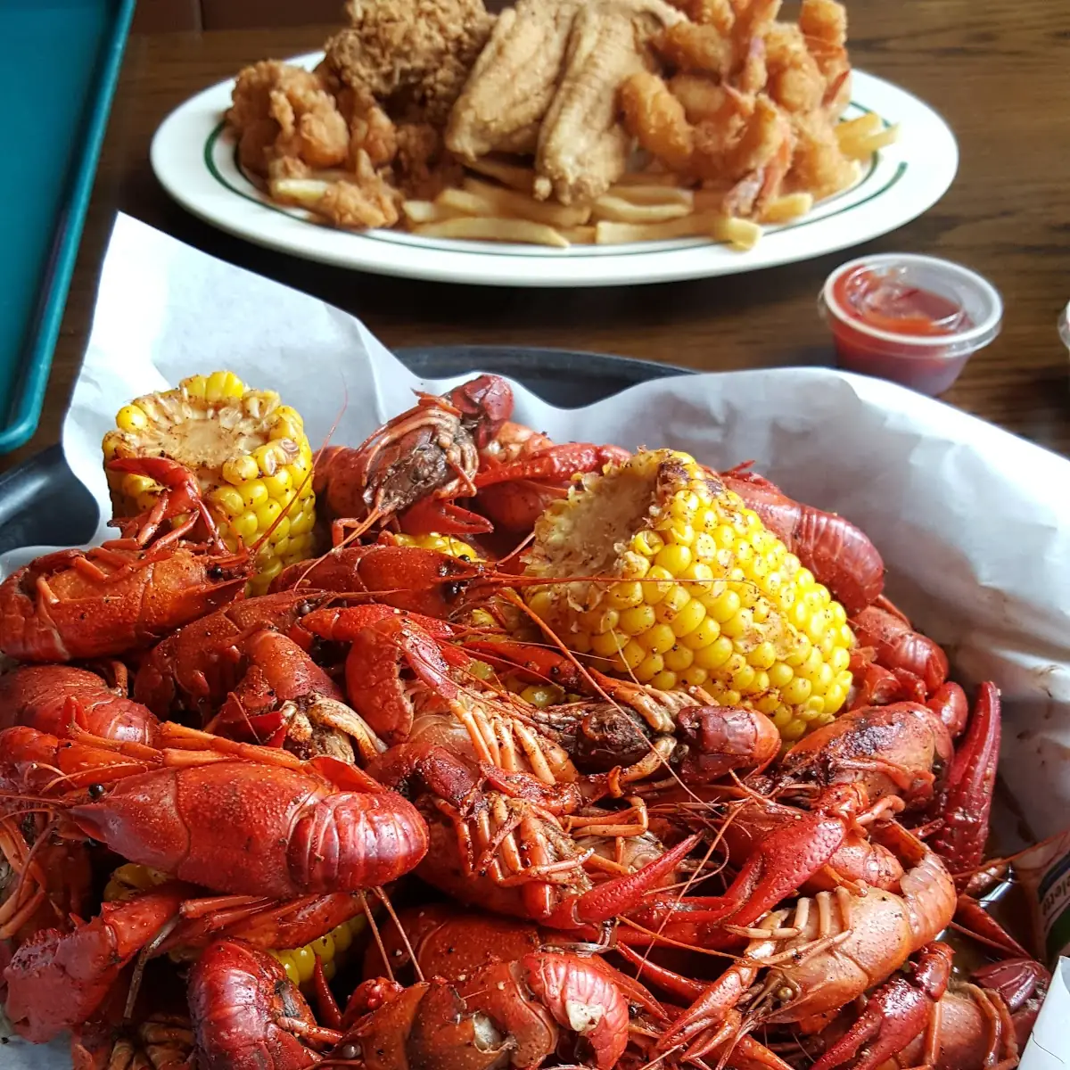 Boiled Crawfish and Crawfish Bisque