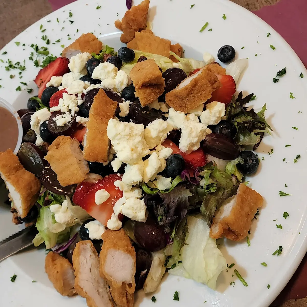 Summer Crispy Chicken Salad
