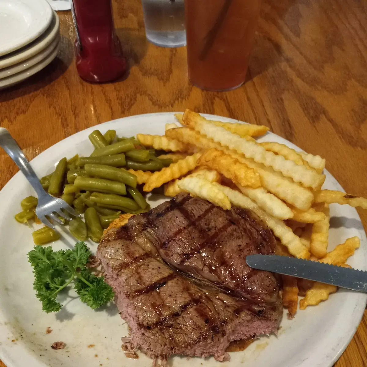 Friday Lunch Special Open Face Steak Sandwich