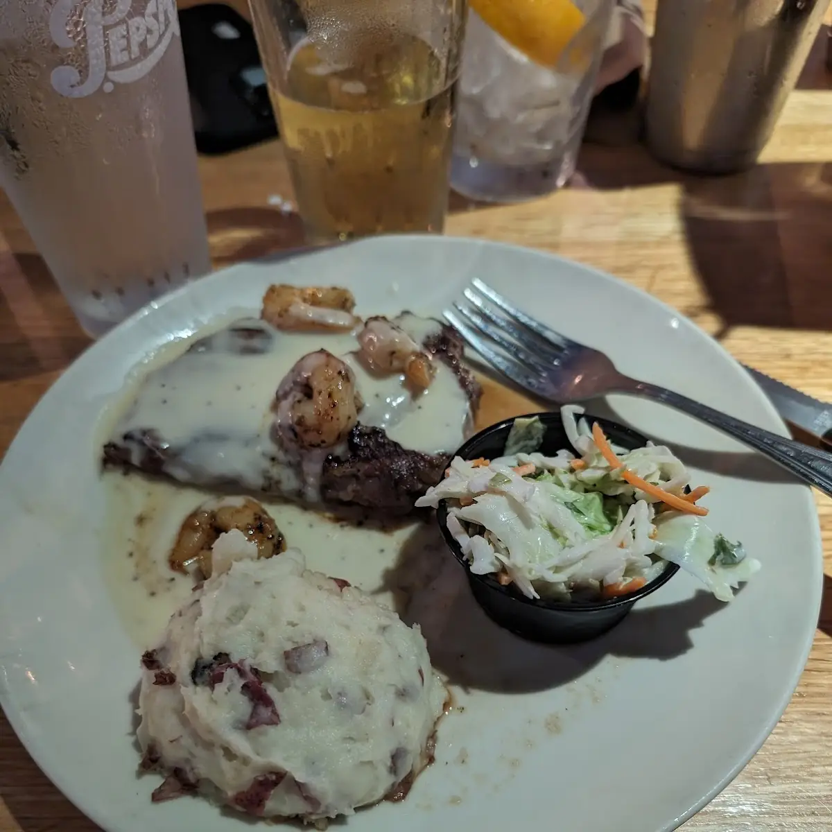 Shrimp 'N Parmesan Sirloin