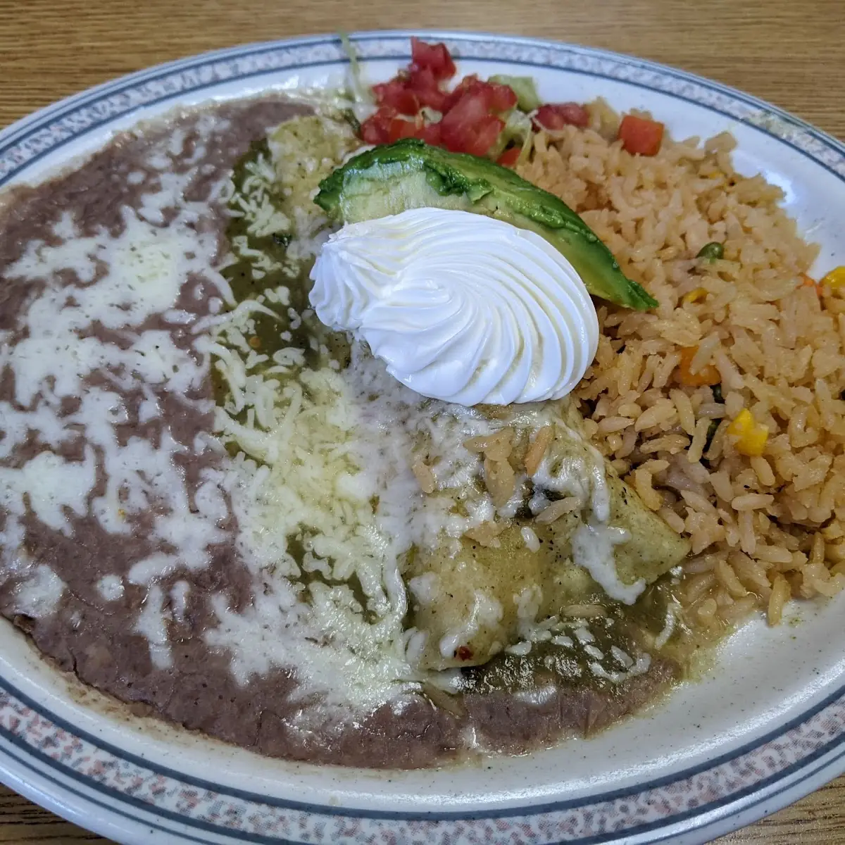 Gringo Bean and Cheese Burrito