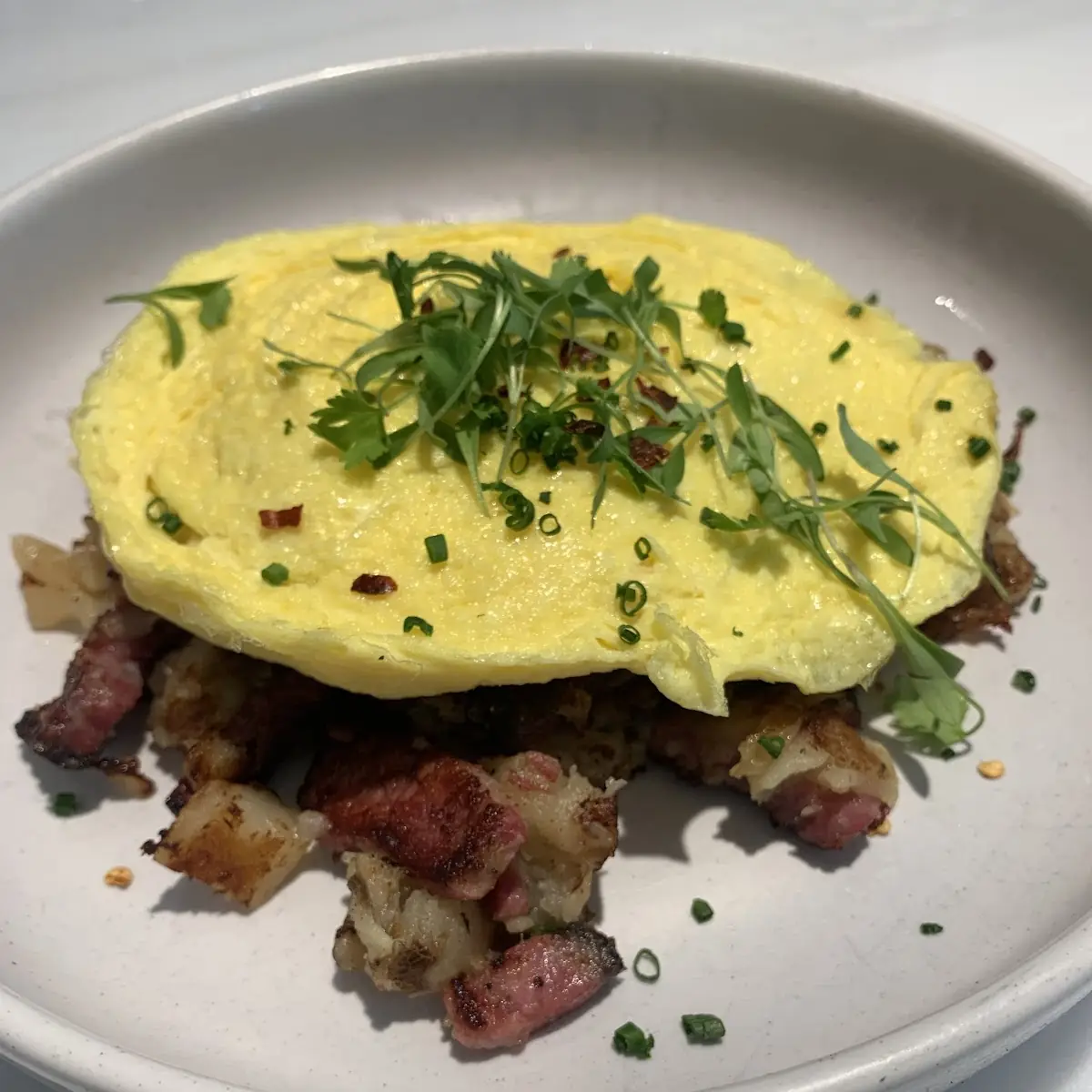 Corned Beef Hash and Eggs
