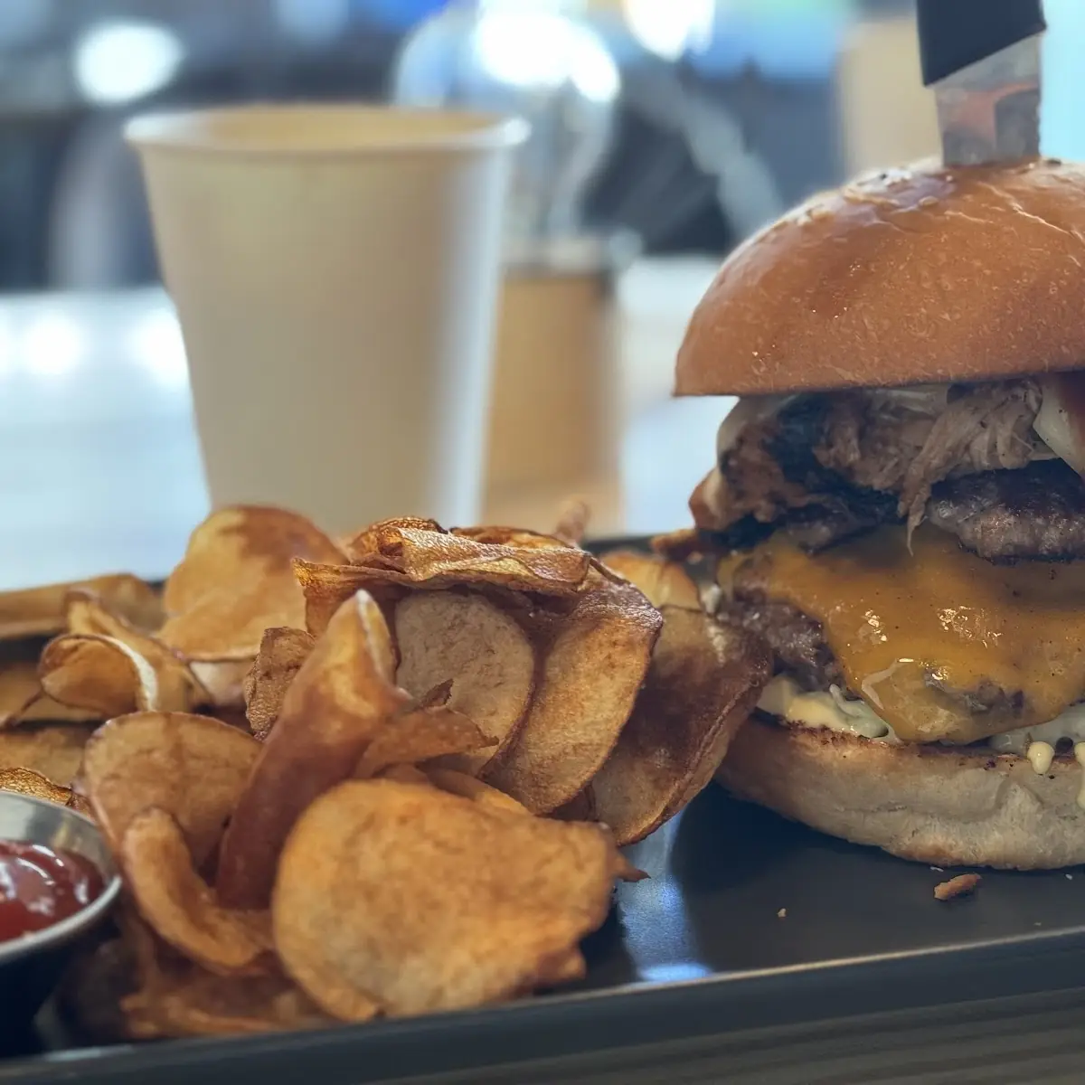 Pulled Pork Burger Menü