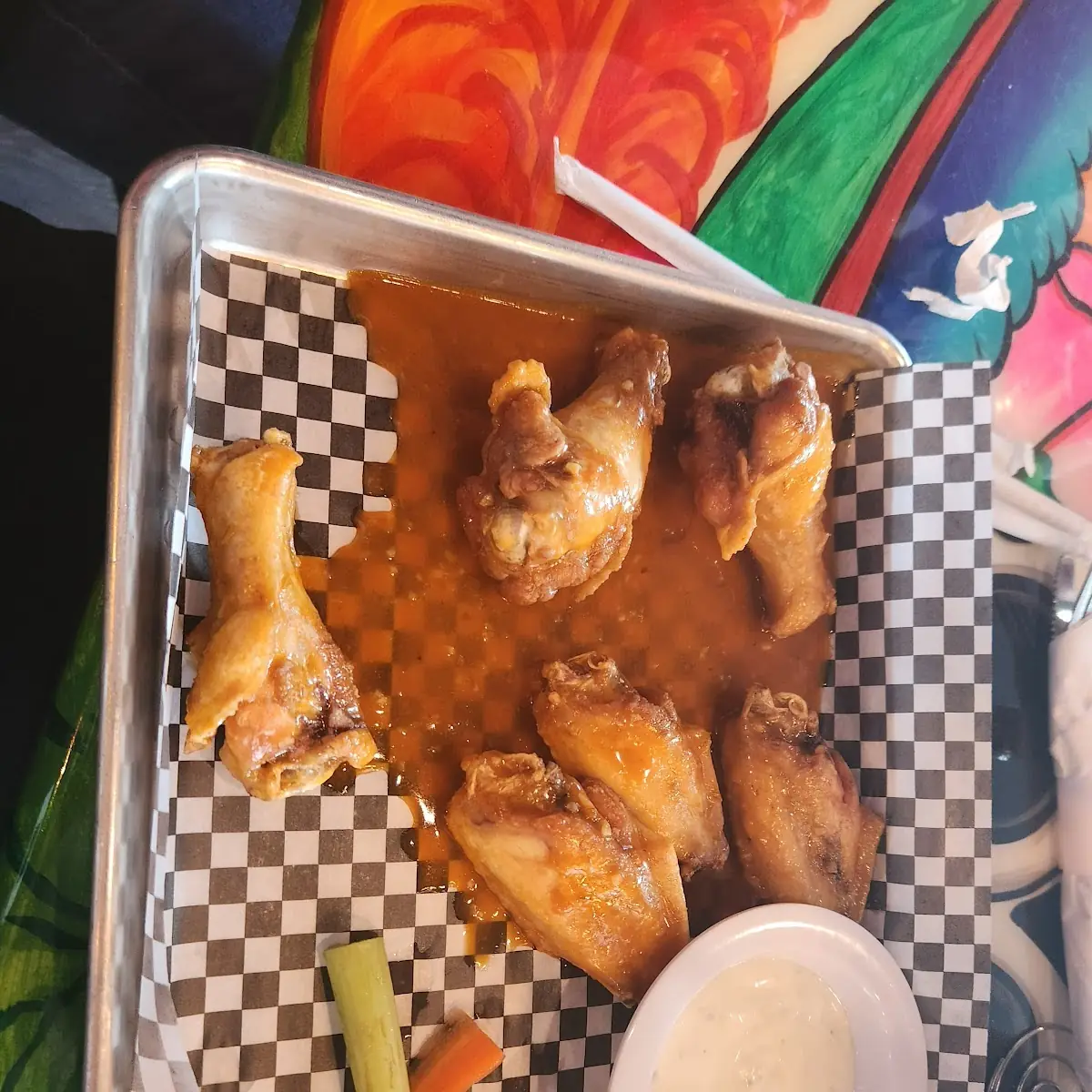 Garlic Serrano Chicken Wings