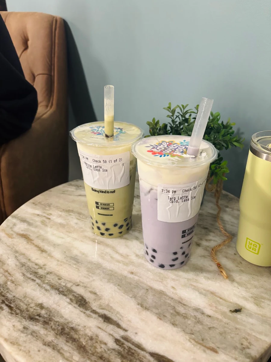 Matcha Latte with Brown Sugar Boba