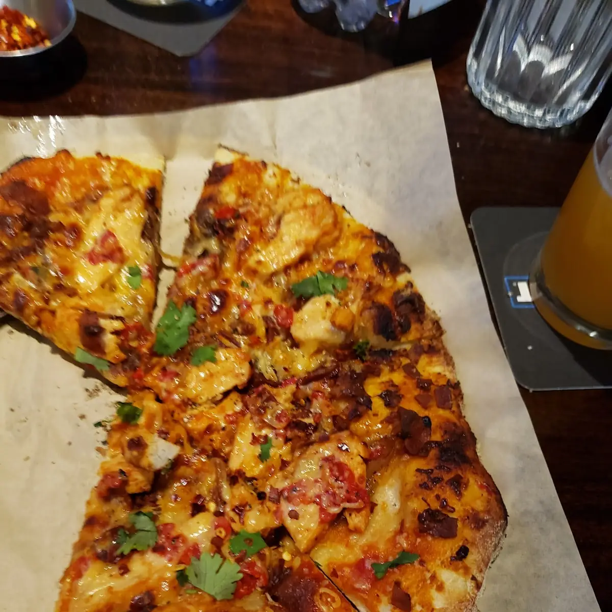 Chipotle BBQ Chicken Pizza