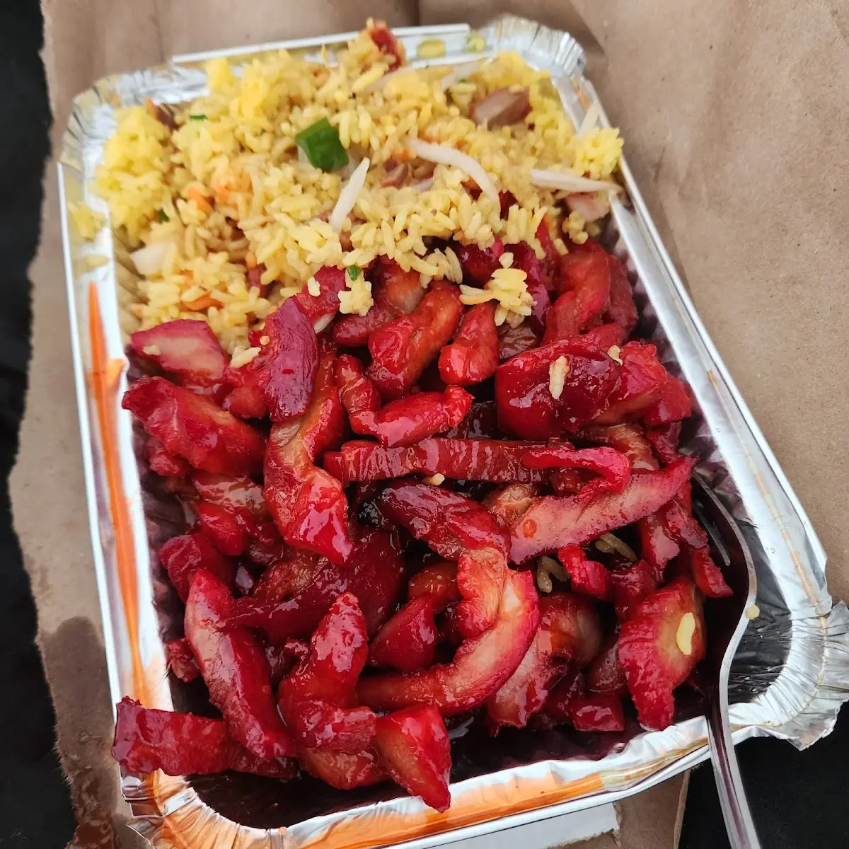 Boneless Spare Ribs Fried Rice