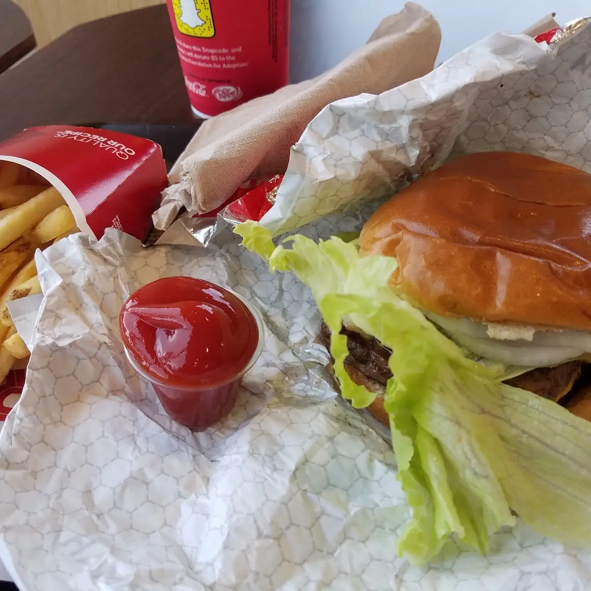 Classic Cheeseburger and Fries