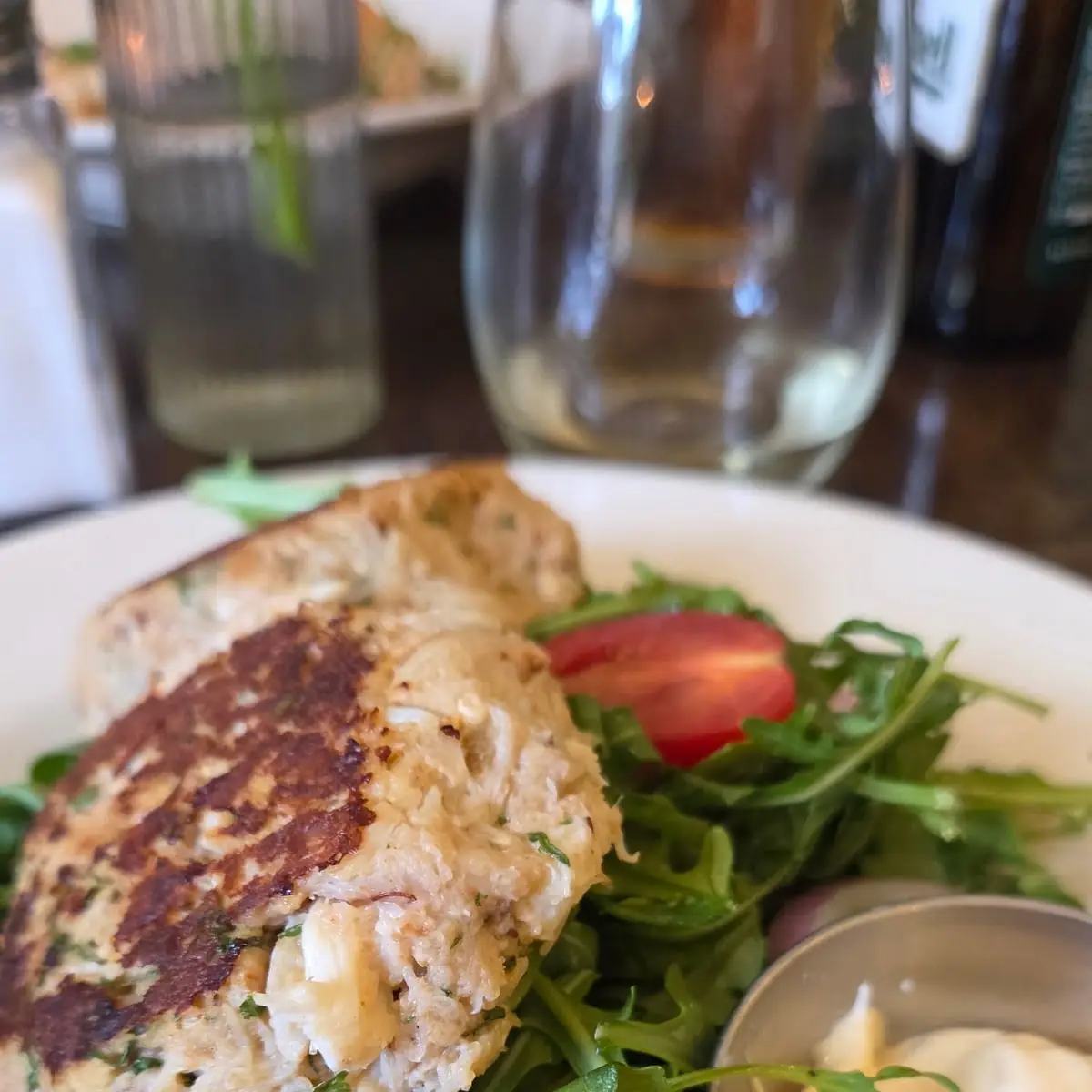 Crab Cake Salad