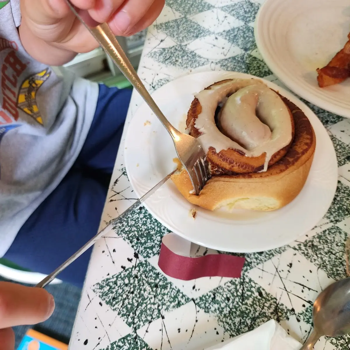 Frosted Cinnamon Roll