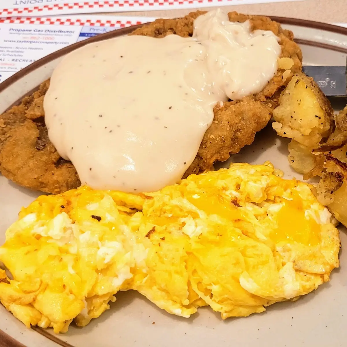 Country Fried Steak & Eggs