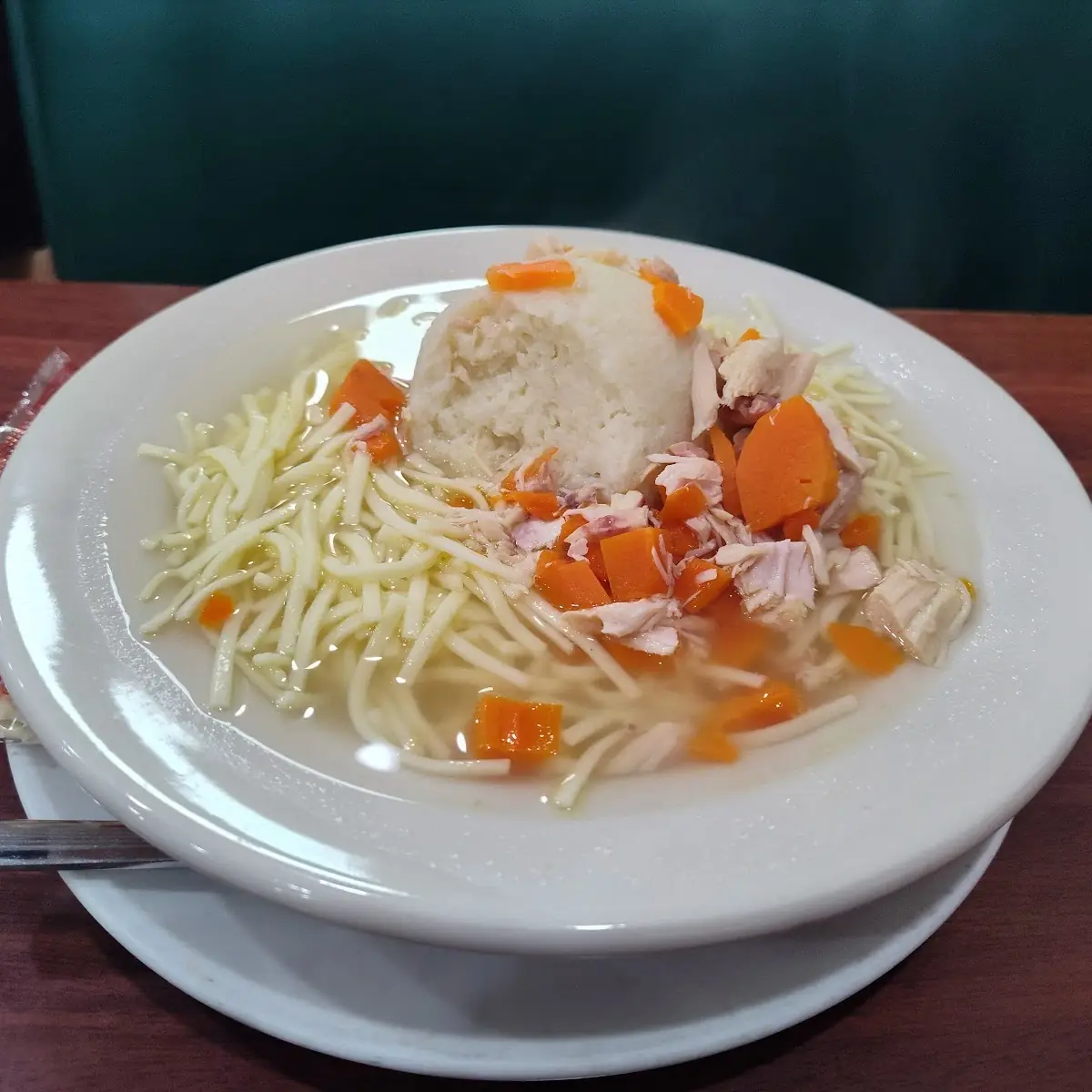 Chicken Noodle with Matzo Ball