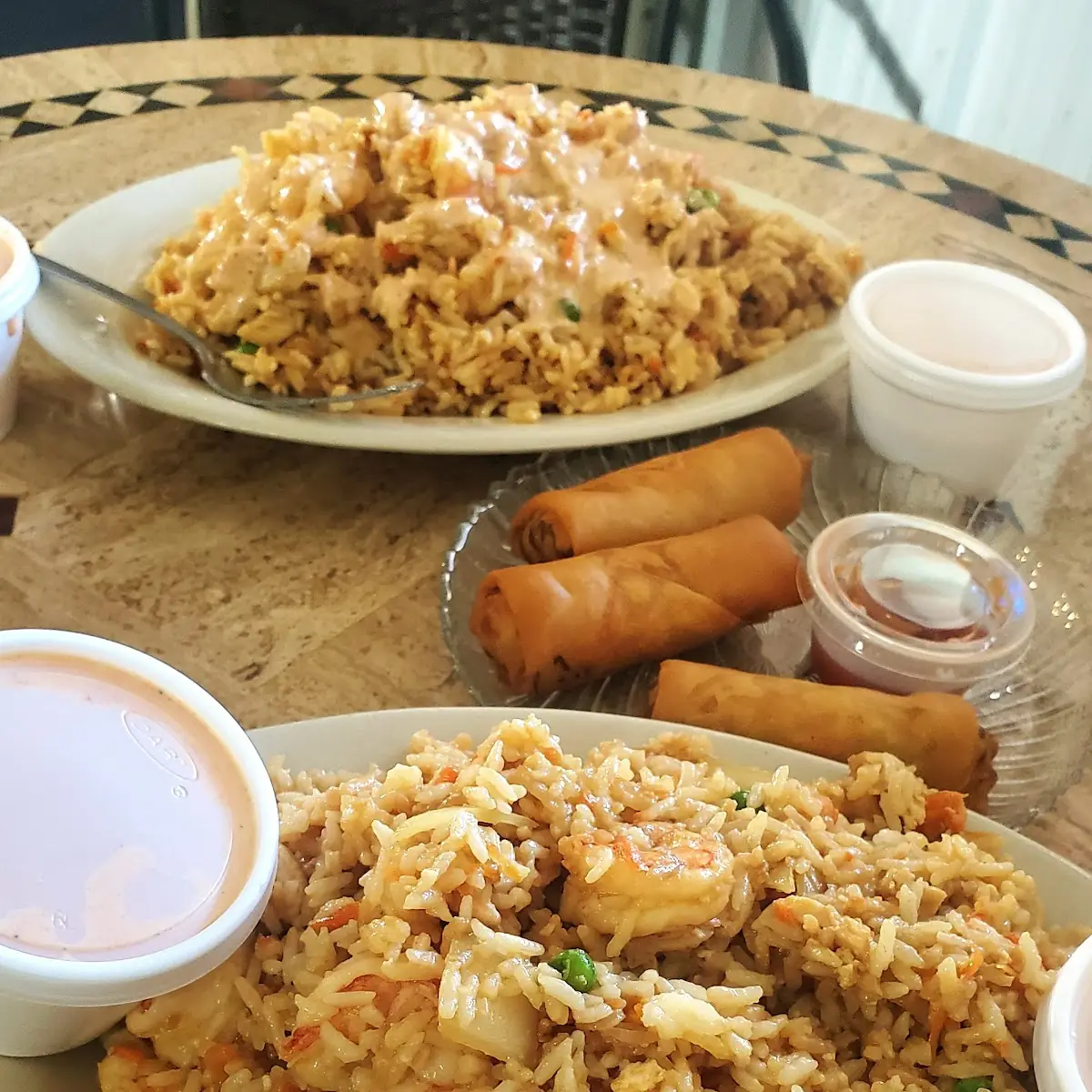 Chicken and Shrimp Fried Rice