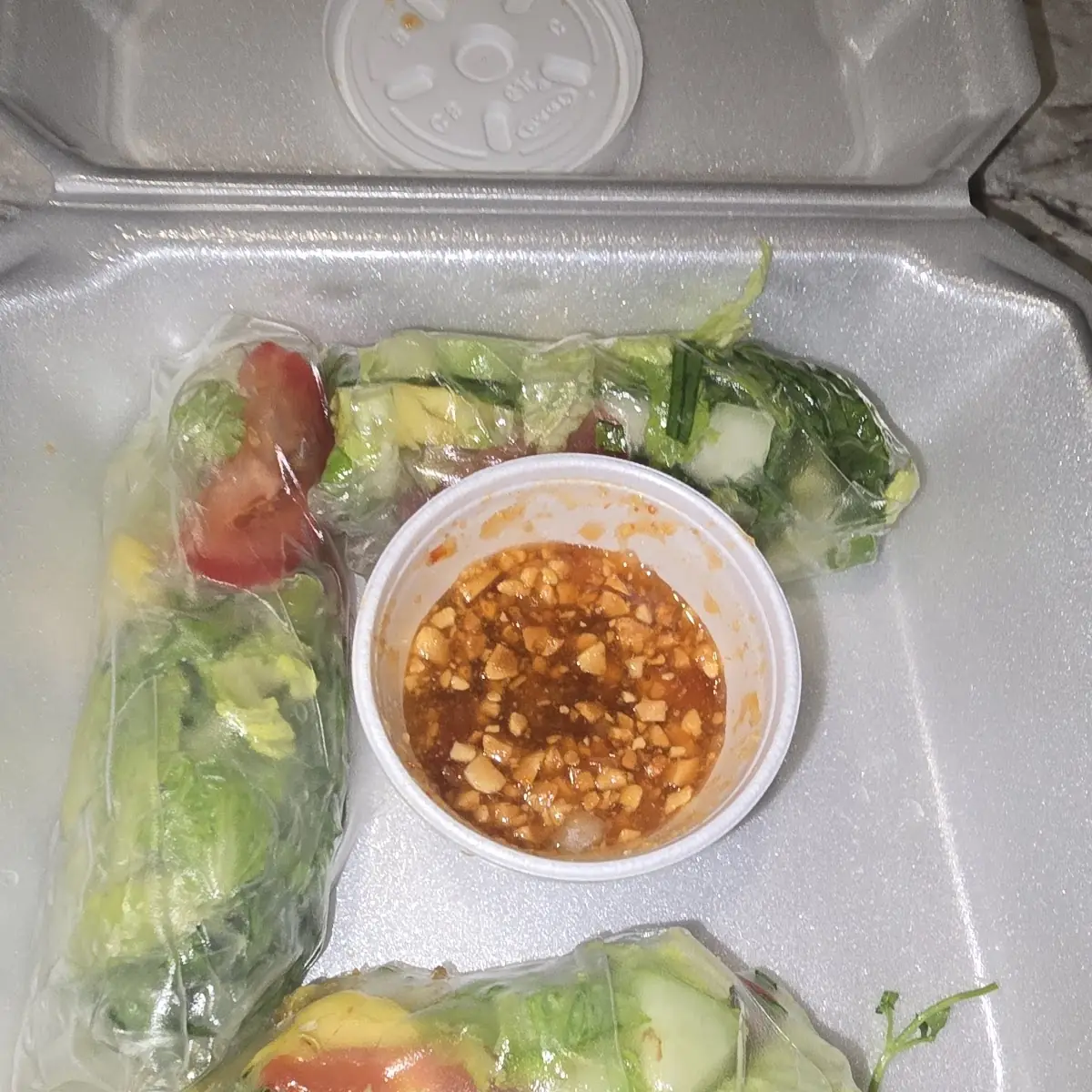 Fresh Spring Roll w Peanut Sauce