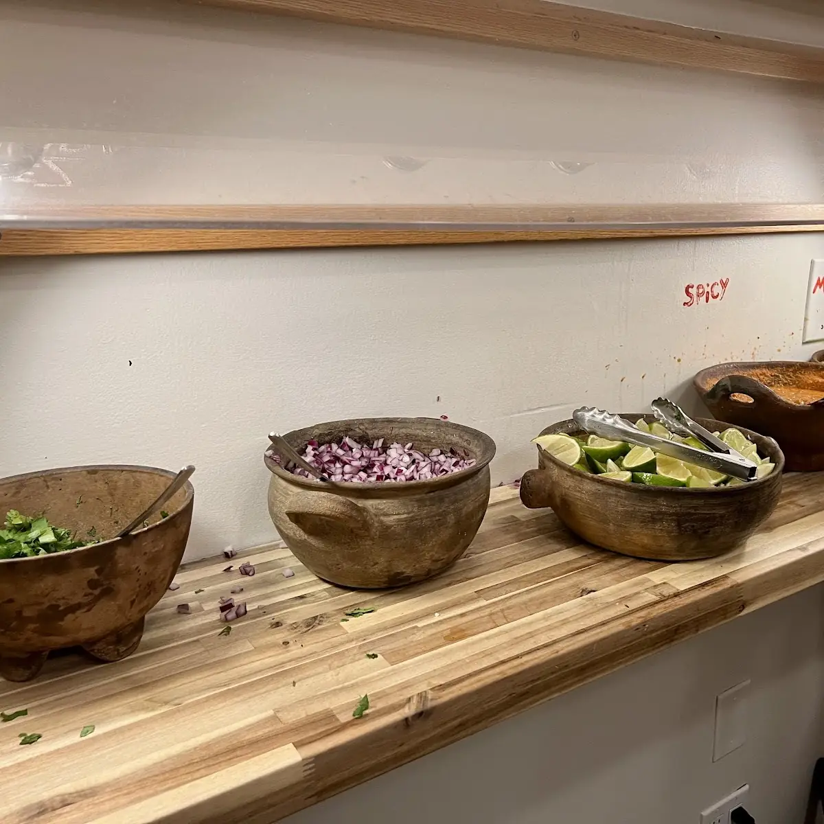 Condiments Bar