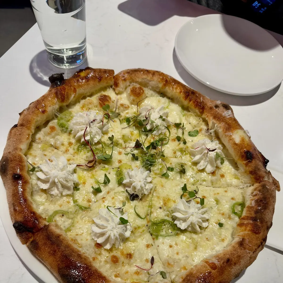 Four Cheese White Pizza