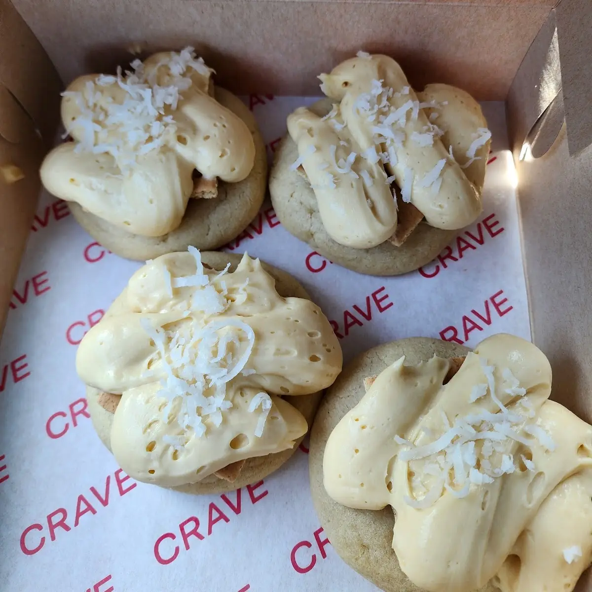 Coconut Cream Cookies