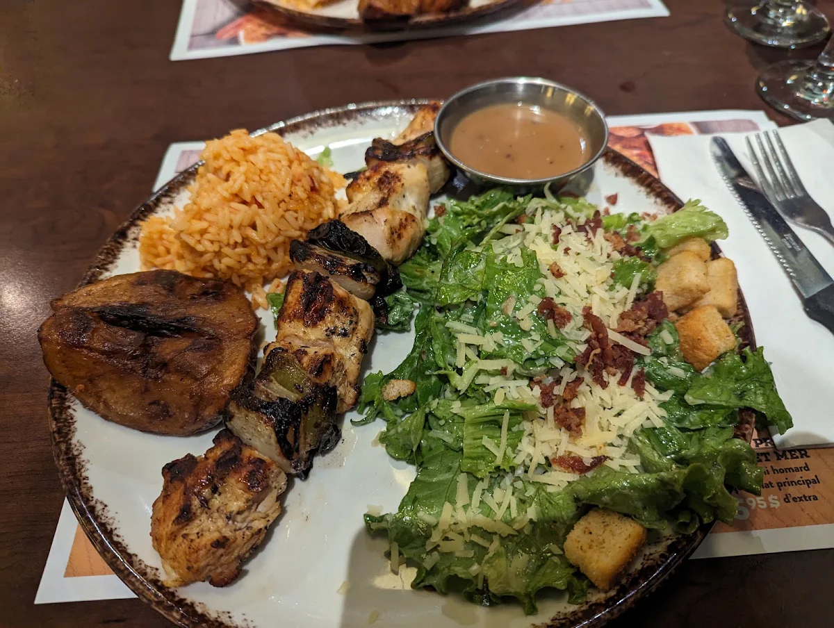Brochette de Poulet, Casa Grecque