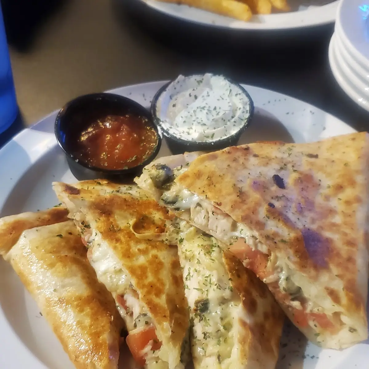 Spinach Quesadilla