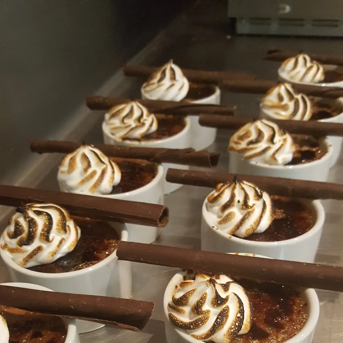 Chocolate Raspberry Creme Brulee