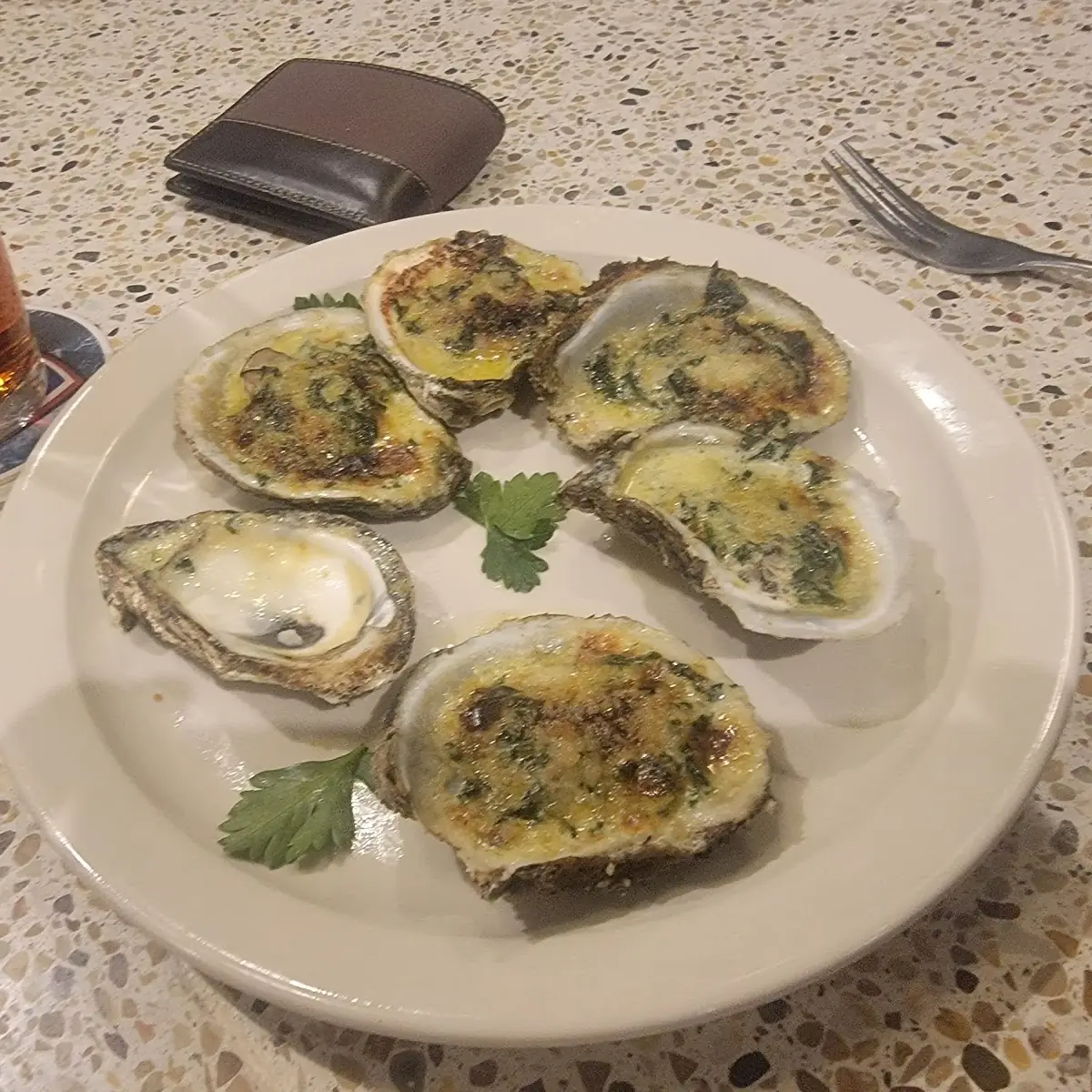 Broiled Oysters Rockefeller