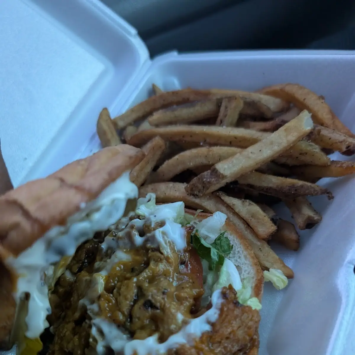 Chik'n Fried Steak Burger