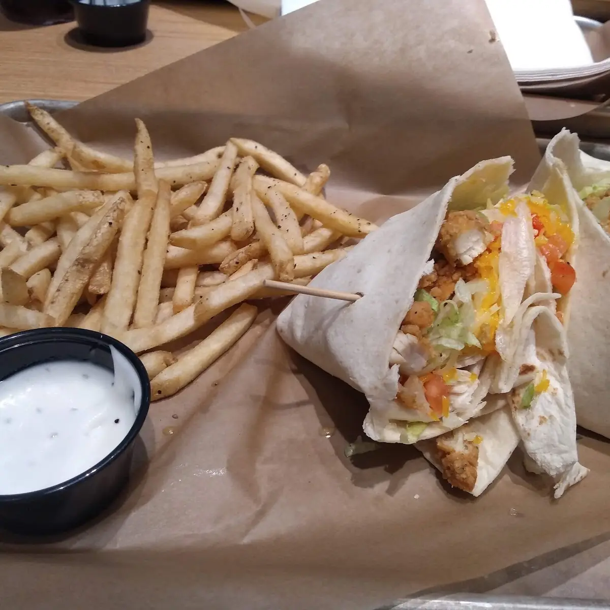 Crispy Chicken Wrap