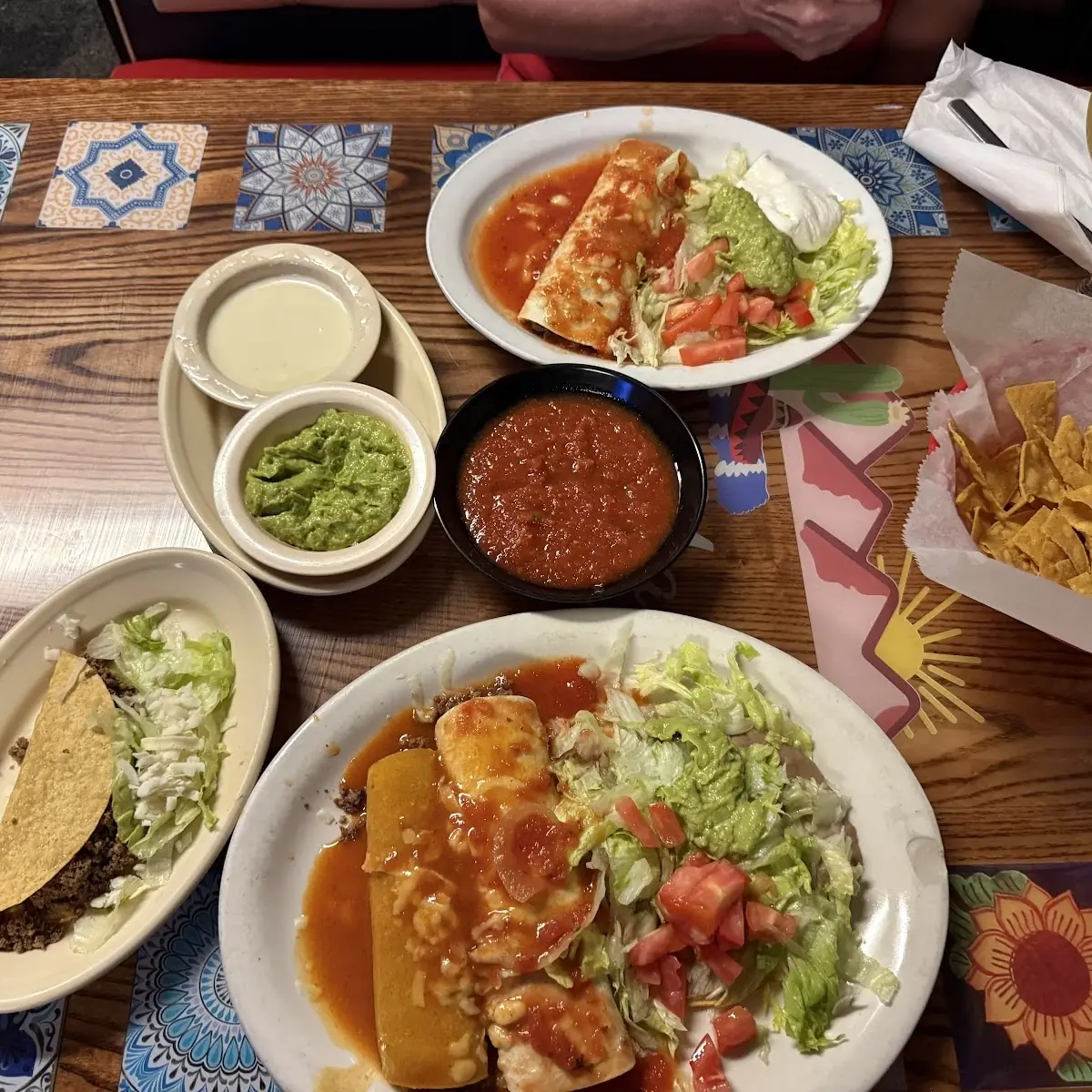 Enchiladas Rice & Beans