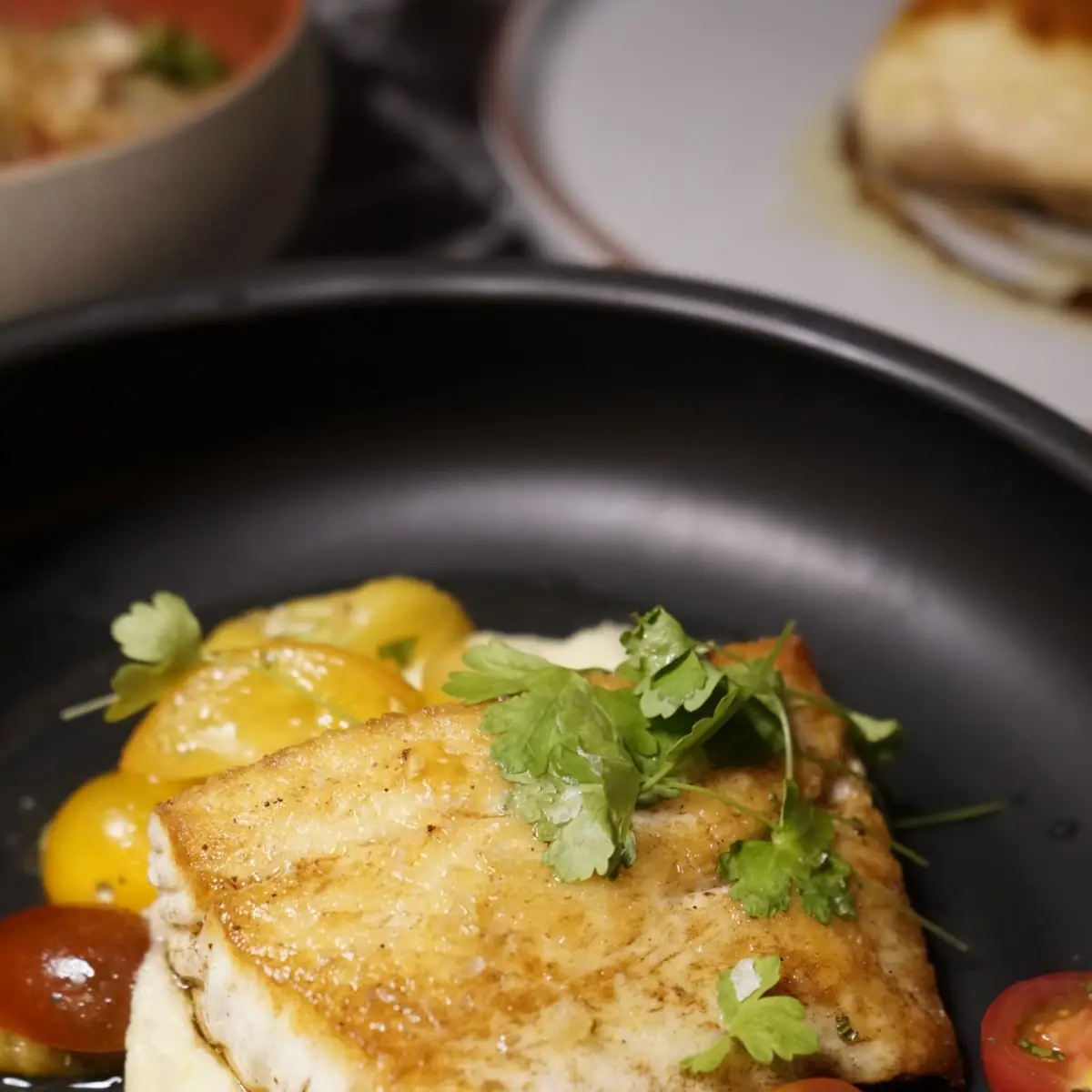 Pan Seared Halibut