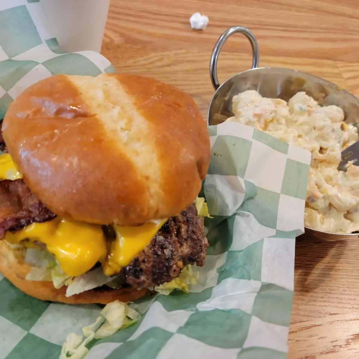Bacon Cheeseburger and Pasta Salad