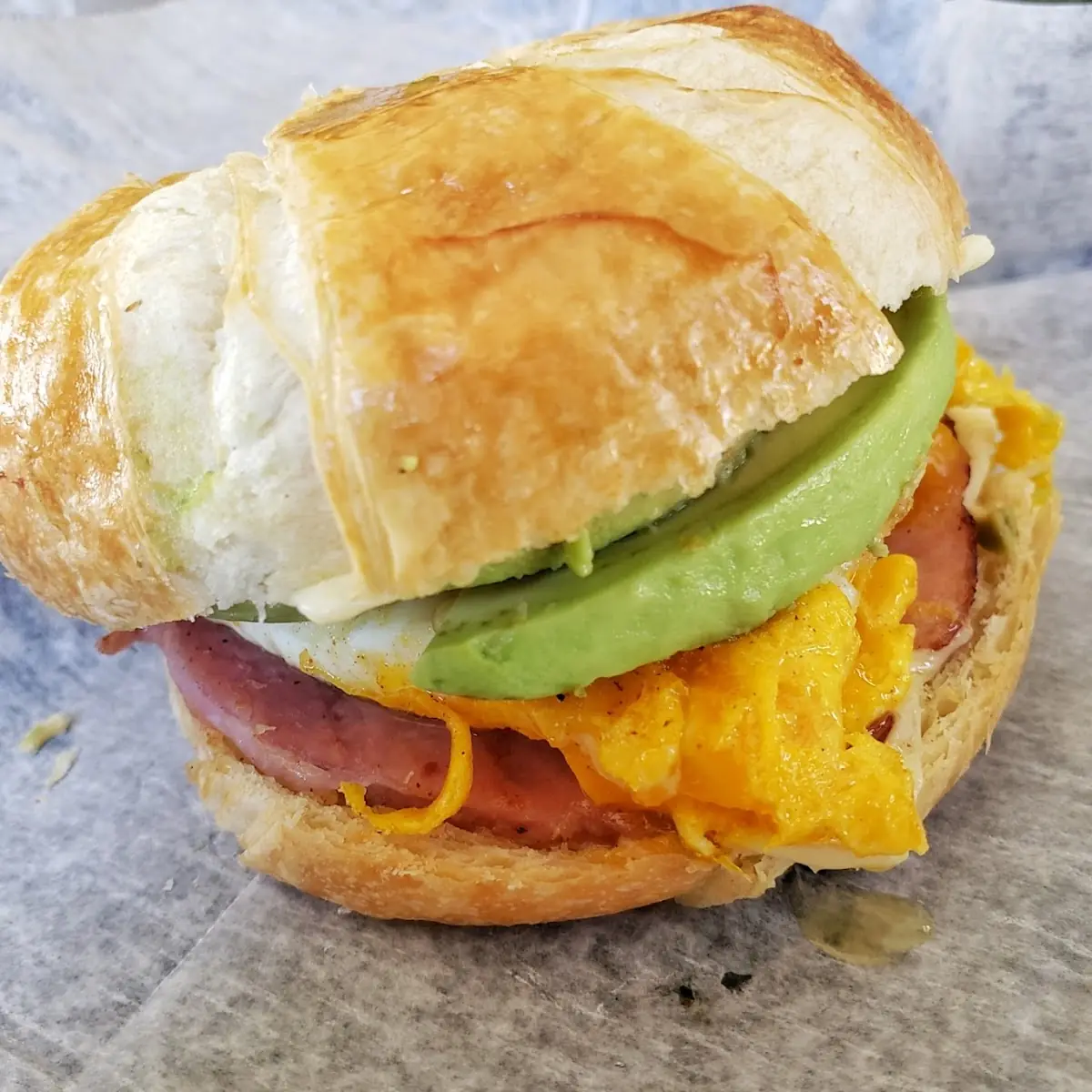 Ham Egg Cheese Croissant