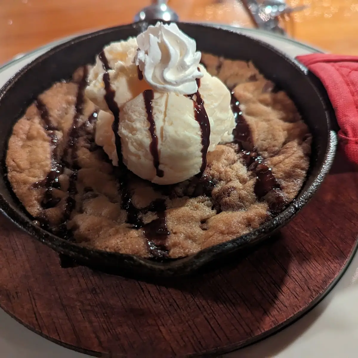 Chocolate Chip Skillet Cookie