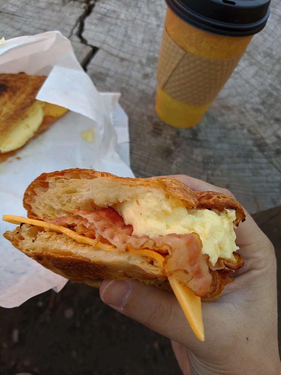 Breakfast Sandwich on Croissant