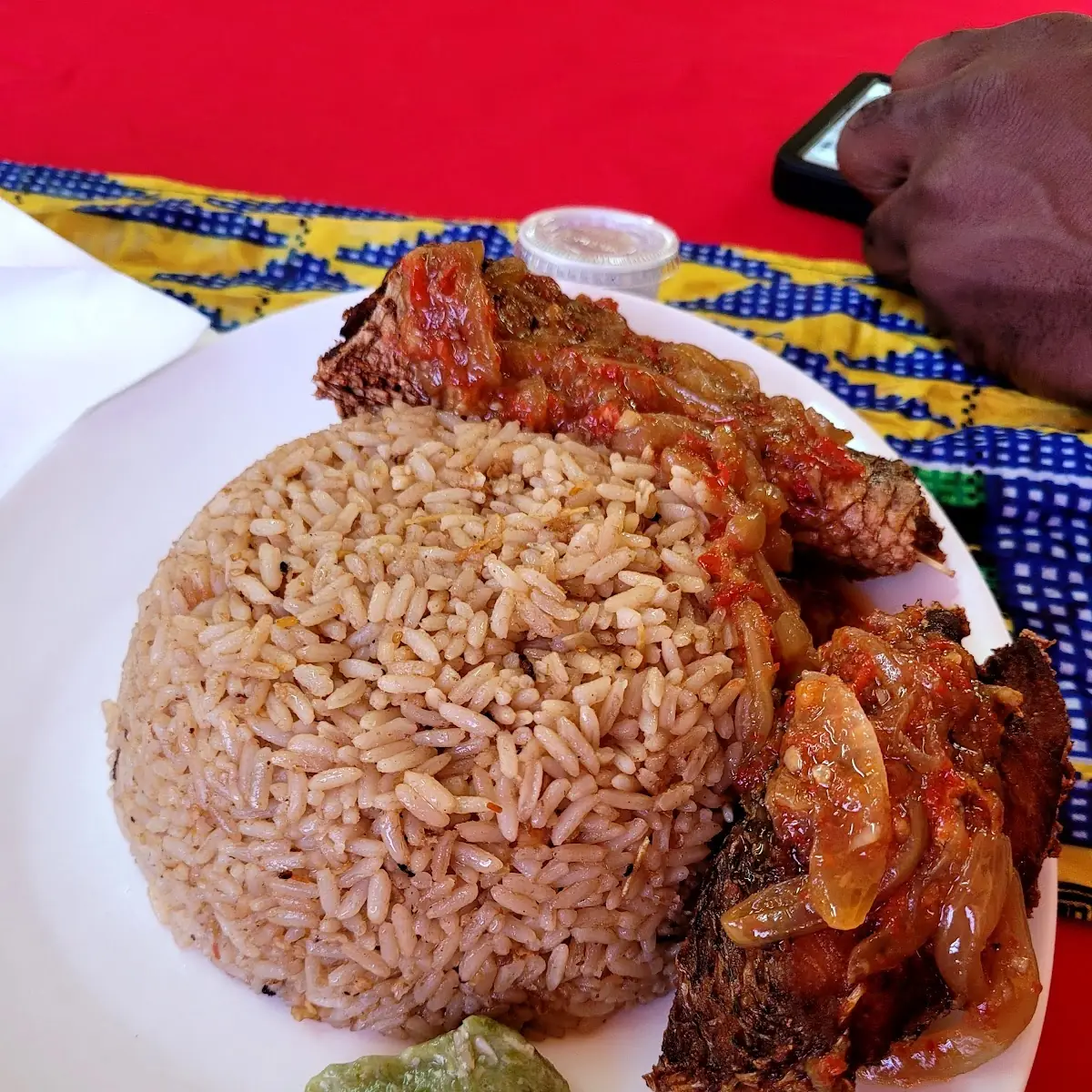 Fried Fish and Dry Rice