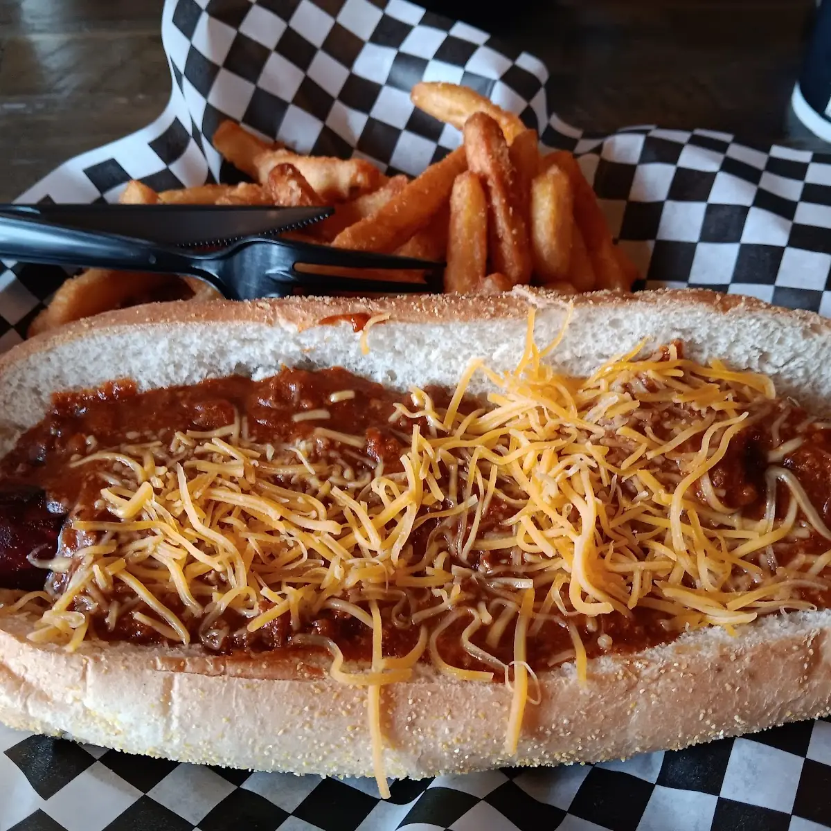 Chili Cheese Hot Dog