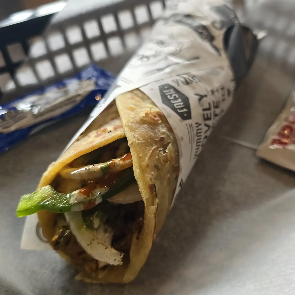 Paneer Tikka Roll