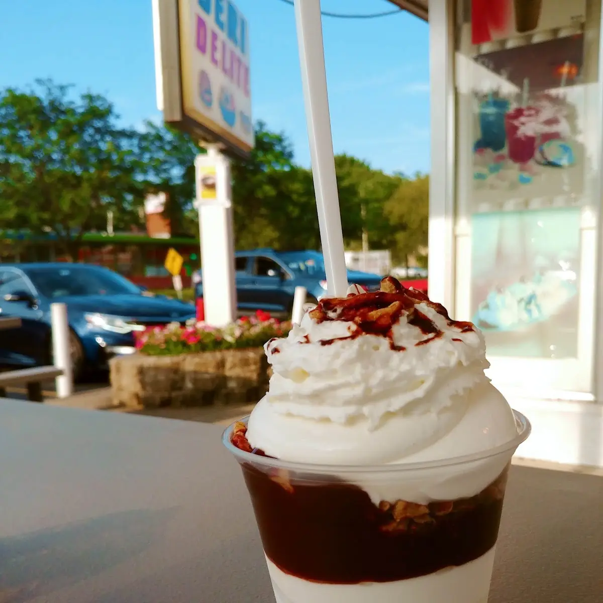 Strawberry Shortcake Sundae with Vanilla Ice Cream