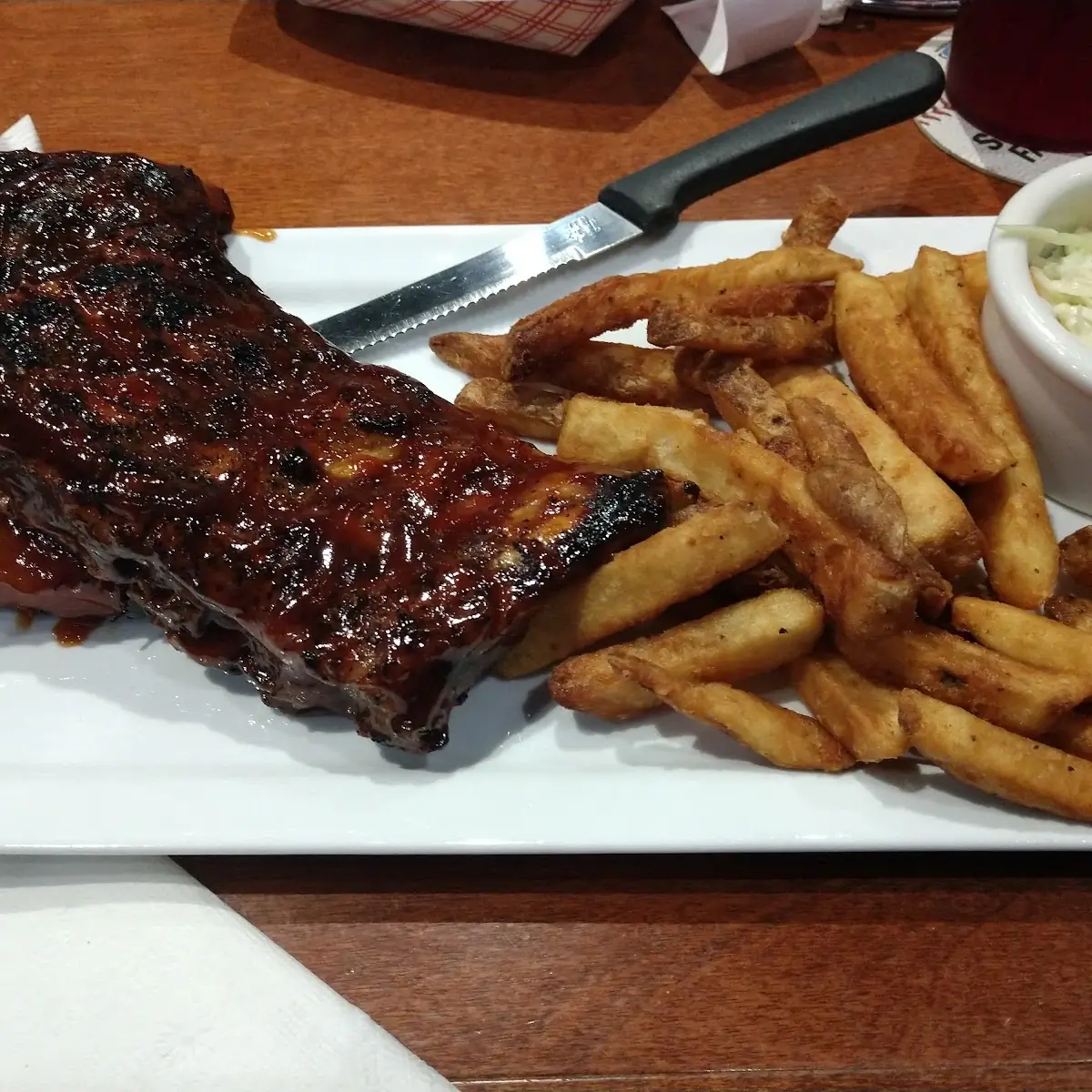 Half Wall Beer Braised Baby Back Ribs