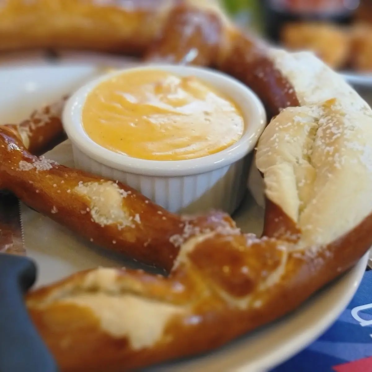 Pretzel with Beer Cheese Sauce