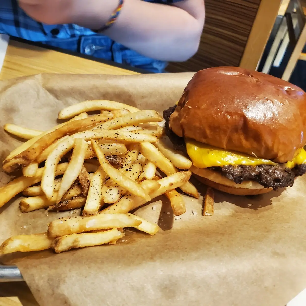 Cheese Curd Bacon Burger