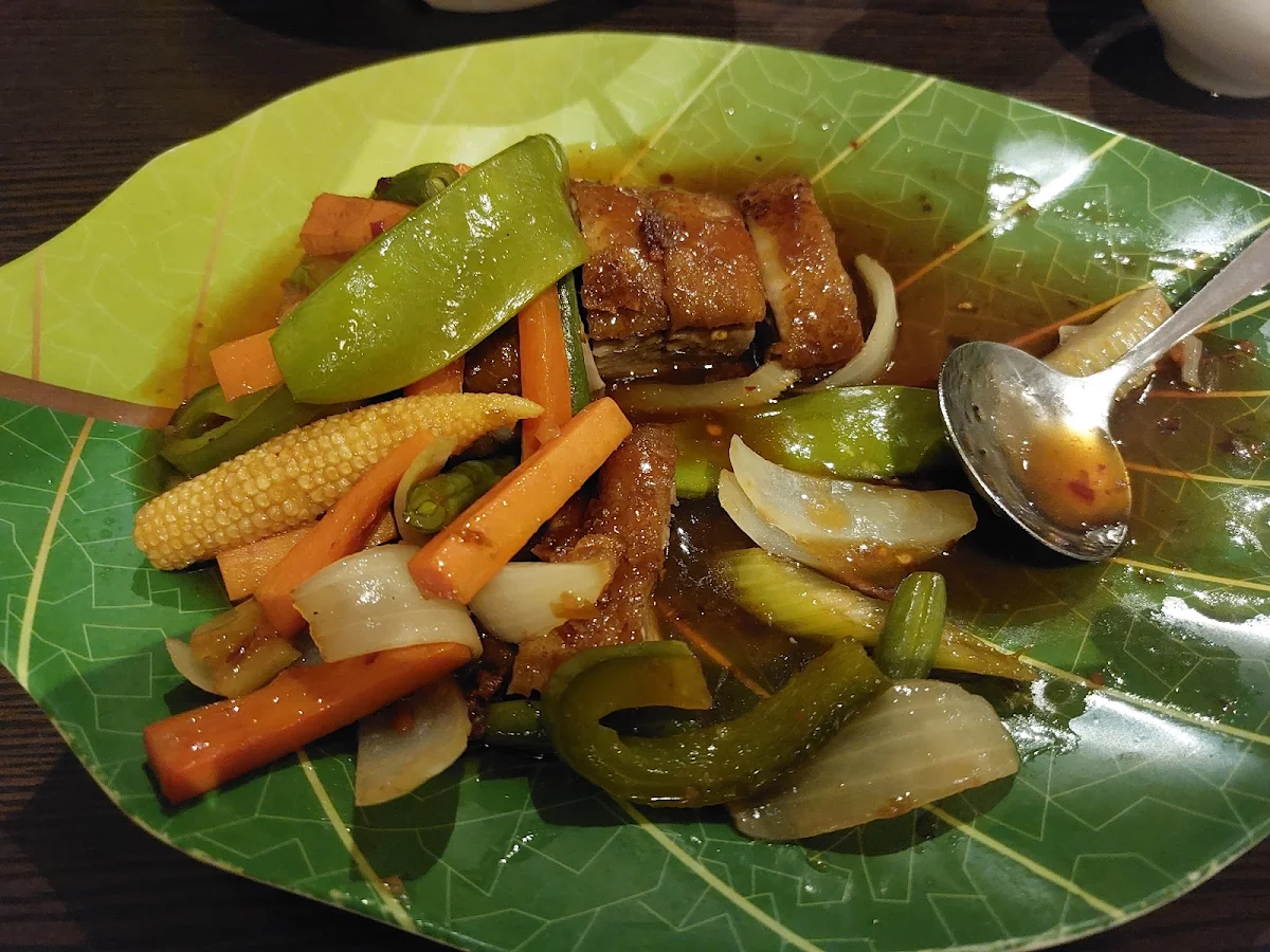 Duck with Plum Sauce, Green Bamboo