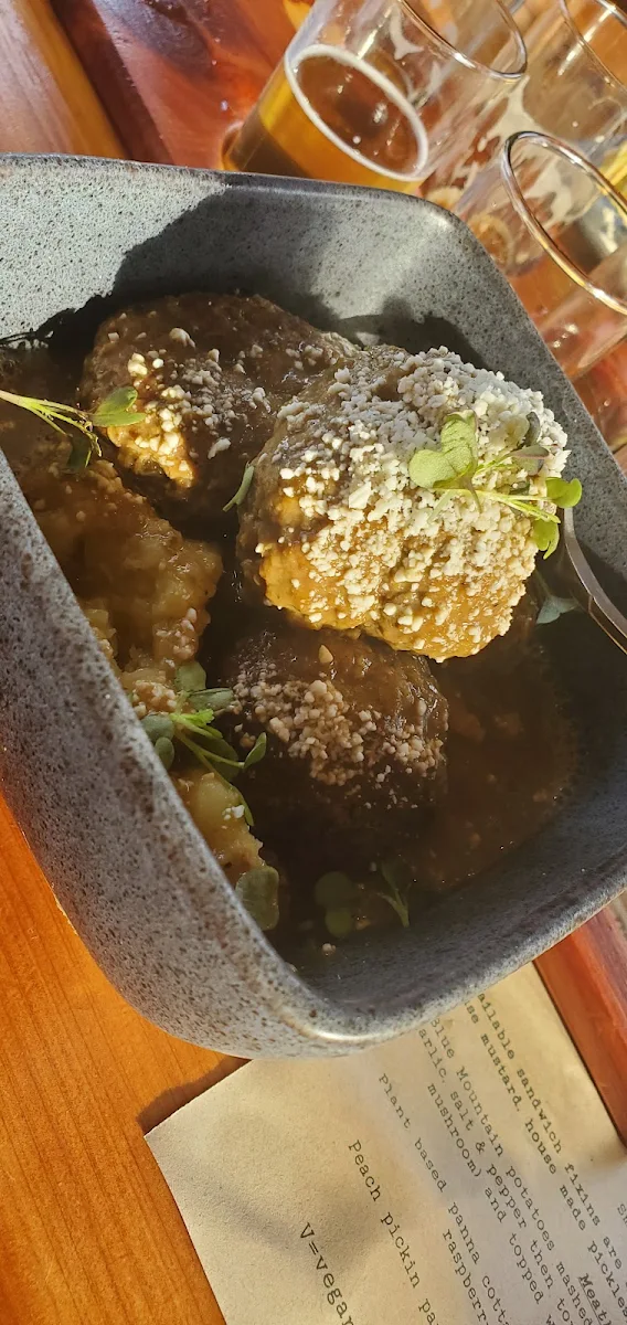 Mashed Potatoes and Meatballs